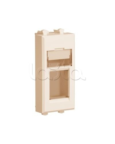 Адаптер для Keystone Ванильная дымка Avanti, 1 мод DKC 4405201 в Альметьевске Аксессуары для стоек и шкафов Pintop.ru